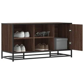 Banco zapatero madera de ingeniería roble marrón 100x40x53,5 cm von , Bänke für Hallen und Lager - Ref: Foro24-849218, Preis:...