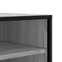 Banco zapatero madera de ingeniería gris sonoma 84x40x53,5 cm de , Bancos para recibidores y almacenamiento - Ref: Foro24-849...
