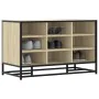 Banco zapatero madera de ingeniería roble sonoma 84x40x53,5 cm de , Bancos para recibidores y almacenamiento - Ref: Foro24-84...