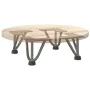 Patas mesa tipo horquilla 4 uds acero macizo acero natural 10cm by , Table legs - Ref: Foro24-4012431, Price: 28,79 €, Discou...