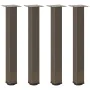 Patas para mesa de centro 4 uds acero acero natural 72-74 cm de , Patas para mesas - Ref: Foro24-4012471, Precio: 81,08 €, De...