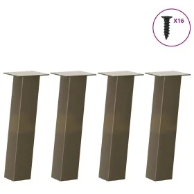 Patas para mesa de centro 4 uds acero acero natural 42 cm von , Tischbeine - Ref: Foro24-4012503, Preis: 68,06 €, Rabatt: %