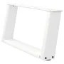 Patas de mesa de centro forma U 2uds acero blanco 60x(30-31) cm by , Table legs - Ref: Foro24-4012749, Price: 67,65 €, Discou...