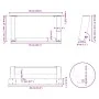 Patas de mesa de centro forma U 2uds acero blanco 60x(30-31) cm by , Table legs - Ref: Foro24-4012749, Price: 67,65 €, Discou...