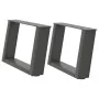 Patas de mesa centro forma U 2uds acero antracita 40x(30-31) cm von , Tischbeine - Ref: Foro24-4012742, Preis: 59,54 €, Rabat...