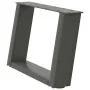 Patas de mesa centro forma U 2uds acero antracita 40x(30-31) cm von , Tischbeine - Ref: Foro24-4012742, Preis: 59,54 €, Rabat...