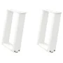 Patas de mesa de centro forma U 2uds acero blanco 38x(42-43) cm de , Patas para mesas - Ref: Foro24-4012761, Precio: 61,60 €,...