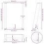 Patas de mesa de centro forma U 2uds acero blanco 38x(42-43) cm de , Patas para mesas - Ref: Foro24-4012761, Precio: 61,60 €,...