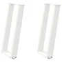 Patas de mesa consola forma U 2 uds acero blanco 28x(72-73) cm by , Table legs - Ref: Foro24-4012777, Price: 66,86 €, Discoun...