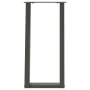 Patas mesa consola forma U 2 uds acero antracita 38x(72-73) cm by , Table legs - Ref: Foro24-4012782, Price: 71,97 €, Discoun...