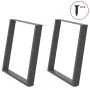 Patas para mesa comedor forma U 2uds antracita 70x(72-73) cm de , Patas para mesas - Ref: Foro24-4012794, Precio: 89,78 €, De...