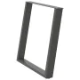 Patas para mesa comedor forma U 2uds antracita 70x(72-73) cm de , Patas para mesas - Ref: Foro24-4012794, Precio: 89,78 €, De...