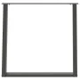 Patas para mesa comedor forma U 2uds antracita 70x(72-73) cm de , Patas para mesas - Ref: Foro24-4012794, Precio: 89,78 €, De...
