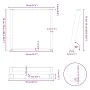 Patas para mesa comedor forma U 2uds antracita 70x(72-73) cm de , Patas para mesas - Ref: Foro24-4012794, Precio: 89,78 €, De...