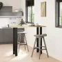 Patas de mesa de centro acero negro 2 uds 50x(110-111) cm von , Tischbeine - Ref: Foro24-4013352, Preis: 105,61 €, Rabatt: %
