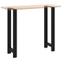 Patas de mesa de centro acero negro 2 uds 50x(110-111) cm von , Tischbeine - Ref: Foro24-4013352, Preis: 105,61 €, Rabatt: %