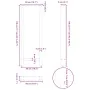 Patas de mesa de centro acero negro 2 uds 50x(110-111) cm von , Tischbeine - Ref: Foro24-4013352, Preis: 105,61 €, Rabatt: %