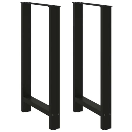 Patas de mesa de centro acero negro 2 uds 60x(100-101) cm von , Tischbeine - Ref: Foro24-4013344, Preis: 114,97 €, Rabatt: %
