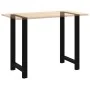 Patas de mesa de centro acero negro 2 uds 60x(100-101) cm von , Tischbeine - Ref: Foro24-4013344, Preis: 114,97 €, Rabatt: %