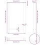 Patas de mesa de centro acero antracita 2 uds 60x(100-101) cm by , Table legs - Ref: Foro24-4013346, Price: 107,62 €, Discoun...