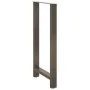 Patas para mesa de centro de acero natural 2 uds 60x(110-111)cm de , Patas para mesas - Ref: Foro24-4013359, Precio: 110,58 €...