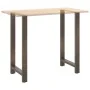 Patas para mesa de centro de acero natural 2 uds 60x(110-111)cm de , Patas para mesas - Ref: Foro24-4013359, Precio: 110,58 €...