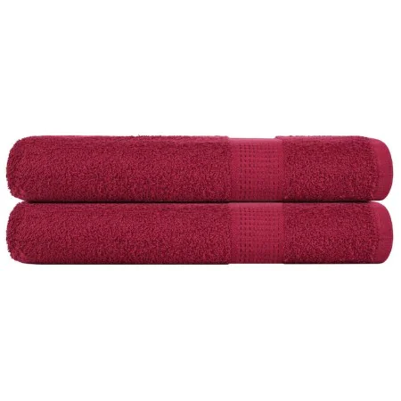 Toallas de sauna 2 uds 100% algodón burdeos 80x200 cm 360 gsm by , Towels - Ref: Foro24-136743, Price: 31,53 €, Discount: %