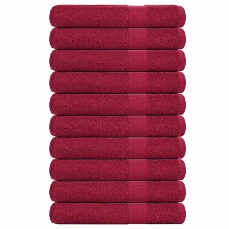 Toallas 10 uds 100% algodón burdeos 100x200 cm 600 gsm von , Handtücher - Ref: Foro24-136748, Preis: 129,99 €, Rabatt: %