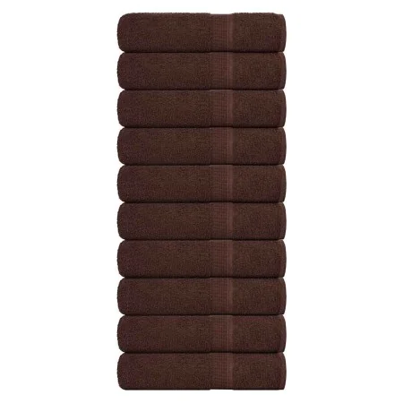 Toallas de mano 10 uds 100% algodón marrón 50x100 cm 360 gsm by , Towels - Ref: Foro24-136760, Price: 51,47 €, Discount: %