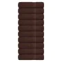 Toallas de mano 10 uds 100% algodón marrón 50x100 cm 360 gsm by , Towels - Ref: Foro24-136760, Price: 51,47 €, Discount: %
