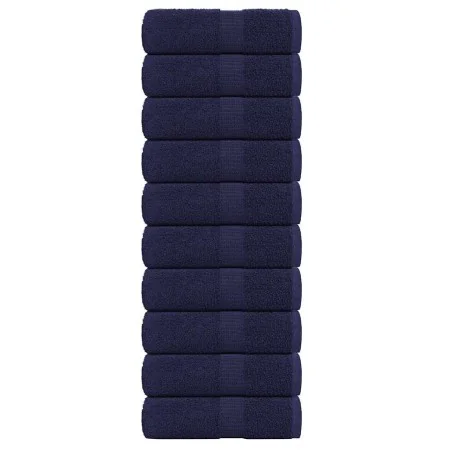 Toallas de jabón 10 uds azul marino 30x30cm 360gsm 100% algodón de , Toallas - Ref: Foro24-136781, Precio: 26,40 €, Descuento: %