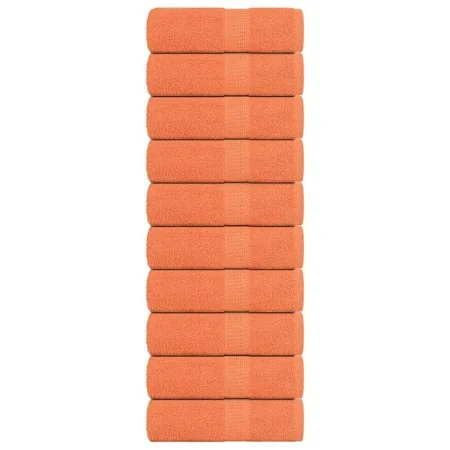 Toallas de jabón 10 uds naranja 30x30 cm 360 gsm 100% algodón by , Towels - Ref: Foro24-136898, Price: 21,67 €, Discount: %