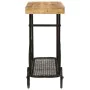Mesa consola madera maciza de mango y hierro 112x36x76 cm by , Side tables - Ref: Foro24-353332, Price: 172,13 €, Discount: %