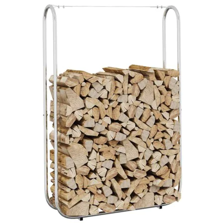 Leñero acero galvanizado 100x25x150 cm von , Brennholztaschen und -halter - Ref: Foro24-4100703, Preis: 31,30 €, Rabatt: %