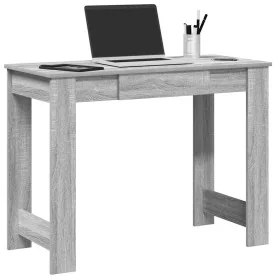 Escritorio de madera contrachapada gris sonoma 100x45x75 cm by , Desks - Ref: Foro24-860432, Price: 62,52 €, Discount: %