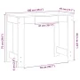 Escritorio de madera contrachapada gris hormigón 100x45x75 cm von , Schreibtische - Ref: Foro24-860430, Preis: 58,25 €, Rabat...