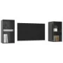Wall-mounted living room furniture 2 pieces glossy gray engineered wood by vidaXL, TV Furniture - Ref: Foro24-3079852, Price:...