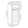 Mueble de baño BODO blanco 44x30x90 cm by , Bathroom furniture - Ref: Foro24-4016857, Price: 74,96 €, Discount: %