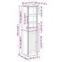 Mueble de baño BODO blanco 44x30x160 cm de , Muebles de baño - Ref: Foro24-4016860, Precio: 127,69 €, Descuento: %