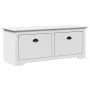 Banco de recibidor BODO blanco 114x40x45 cm by , Benches for halls and storage - Ref: Foro24-4016869, Price: 121,40 €, Discou...