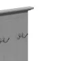Mueble de entrada con ganchos BODO gris 50x40x157 cm by , Benches for halls and storage - Ref: Foro24-4016874, Price: 100,24 ...