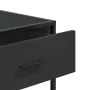Mesa consola de madera contrachapada negro 90x35x80 cm by , Side tables - Ref: Foro24-849174, Price: 87,19 €, Discount: %