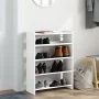 Mueble zapatero madera contrachapada blanco 60x25x81 cm by , Shoe racks and shoe organizers - Ref: Foro24-859878, Price: 53,3...
