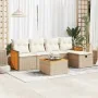 Juego de sofás jardín con cojines 6 pzas ratán sintético beige by , Garden sets - Ref: Foro24-3326020, Price: 424,82 €, Disco...