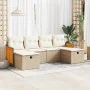 Juego de sofás jardín con cojines 6 pzas ratán sintético beige von , Gartensets - Ref: Foro24-3326055, Preis: 440,08 €, Rabat...