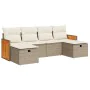 Juego de sofás jardín con cojines 6 pzas ratán sintético beige von , Gartensets - Ref: Foro24-3326055, Preis: 440,08 €, Rabat...
