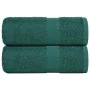 Toallas de visita 2 uds verde 30x50 cm 360 gsm 100% algodón by , Towels - Ref: Foro24-136851, Price: 11,99 €, Discount: %