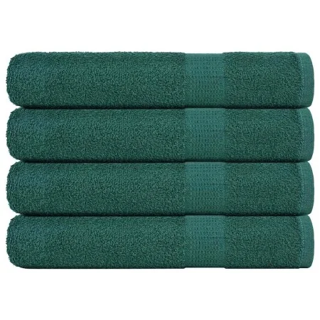 Toallas de sauna 4 uds 100% algodón verde 80x200 cm 360 gsm by , Towels - Ref: Foro24-136864, Price: 48,50 €, Discount: %