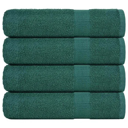 Toallas de ducha 4 uds 100% algodón verde 70x140 cm 360 gsm by , Towels - Ref: Foro24-136858, Price: 34,99 €, Discount: %