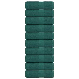 Toallas invitados 10 uds 100% algodón verde 30x50 cm 360 gsm by , Towels - Ref: Foro24-136853, Price: 26,40 €, Discount: %
